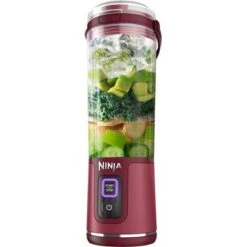 Ninja - Blast 18 Oz. Portable Blender - Cranberry Red