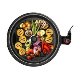 Elite Gourmet - 12" Deluxe Indoor Grill W Tempered Glass Lid, Stainless Steel - Black 7 Elite Gourmet - 12" Deluxe Indoor Grill W Tempered Glass Lid, Stainless Steel - Black -Blender Spark Deals Store d12ae5bb 4e03 51a0 b0a7 5687475cee43