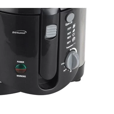 Brentwood 1200w 8-Cup Electric Deep Fryer, Stainless Steel - Black 4 Brentwood 1200w 8-Cup Electric Deep Fryer, Stainless Steel - Black - Image 4