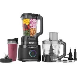 Ninja - Detect Kitchen System Power Blender + Processor Pro With BlendSense Technology - Black