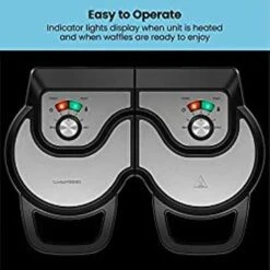 Chefman Double Waffle Maker, 2 At A Time 6-Inch Belgian Waffle Maker With Mess Free Moat And 7 Shade Settings Temp Control, Electric Non Stick Waffle Iron Griddle, Hashbrowns, Keto Chaffle Maker -Blender Spark Deals Store d67c99c0 6c19 4b8d 8014 b74105af82ad