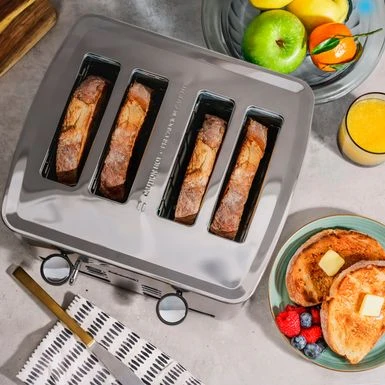 Bella Pro Series - 4-Slice Wide-Slot Toaster - Stainless Steel 4 Bella Pro Series - 4-Slice Wide-Slot Toaster - Stainless Steel - Image 4