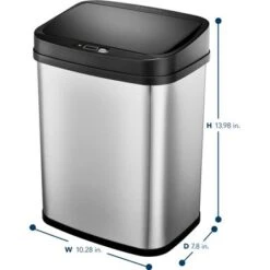 Insignia™ - 3 Gal. Automatic Trash Can - Stainless Steel 7 Insignia™ - 3 Gal. Automatic Trash Can - Stainless Steel -Blender Spark Deals Store d749fef1 4bcc 500c a75c c5ddd5ede9cf