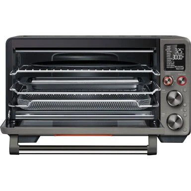 Breville - The Joule 1.0 Cubic Ft Oven Air Fryer Pro - Black Stainless Steel 2 Breville - The Joule 1.0 Cubic Ft Oven Air Fryer Pro - Black Stainless Steel - Image 2