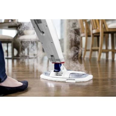 BISSELL - PowerFresh Deluxe Corded Steam Mop - Brite White/Saphire Waltz 10 BISSELL - PowerFresh Deluxe Corded Steam Mop - Brite White/Saphire Waltz - Image 10