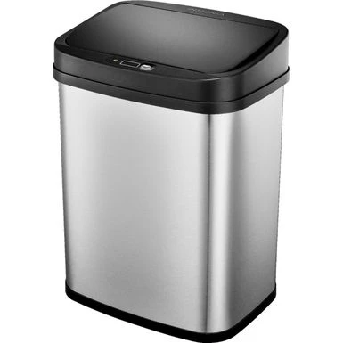 Insignia™ - 3 Gal. Automatic Trash Can - Stainless Steel 1 Insignia™ - 3 Gal. Automatic Trash Can - Stainless Steel