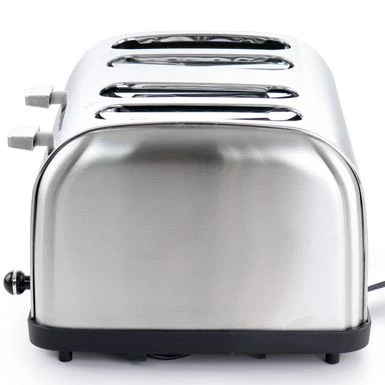 MegaChef 4 Slice Wide Slot Toaster With Variable Browning In Silver - 4 Slice - Stainless Steel - 4 Slice 3 MegaChef 4 Slice Wide Slot Toaster With Variable Browning In Silver - 4 Slice - Stainless Steel - 4 Slice - Image 3