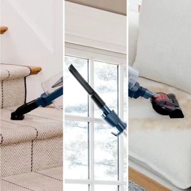 Shark - Stratos UltraLight Corded Stick Vacuum With DuoClean PowerFins HairPro, Self-Cleaning Brushroll, Odor Neutralizer - Navy 5 Shark - Stratos UltraLight Corded Stick Vacuum With DuoClean PowerFins HairPro, Self-Cleaning Brushroll, Odor Neutralizer - Navy - Image 5