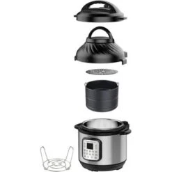 Instant Pot - 8 Quart Duo Crisp 11-in-1 Electric Pressure Cooker With Air Fryer - Stainless Steel/Silver -Blender Spark Deals Store deef96c4 6259 5f4d b3a6 9cac37e829a4