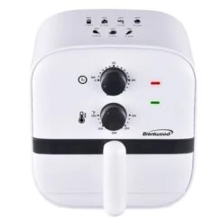 Brentwood 1 Quart Small Electric Air Fryer In White - White