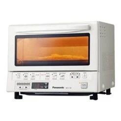 Panasonic Flashxpress White Toaster Oven With Double Infrared Heating