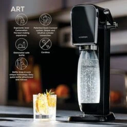 SodaStream - Art Sparkling Water Maker - Black -Blender Spark Deals Store e1931ec0 bb76 5e6b 9466 1d9a4f988ff4