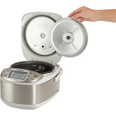 Zojirushi - 5.5 Cup Micom Rice Cooker & Warmer - Stainless Gray 6 Zojirushi - 5.5 Cup Micom Rice Cooker & Warmer - Stainless Gray - Image 6