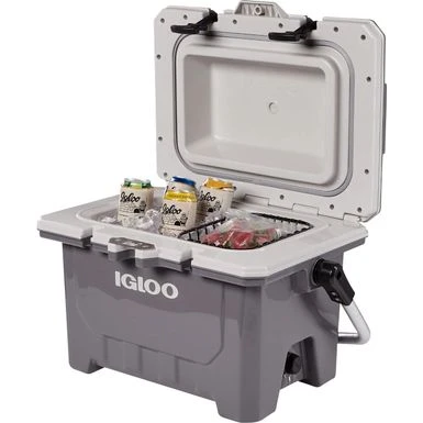 Igloo - IMX 24 Quart Cooler - Gray 2 Igloo - IMX 24 Quart Cooler - Gray - Image 2