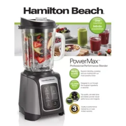 Hamilton Beach - PowerMax Professional Performance Blender Gray 24 Hamilton Beach - PowerMax Professional Performance Blender Gray -Blender Spark Deals Store e353b60b 122c 4e78 b256 0e7a7786f249