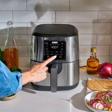 Bella Pro Series - 4.2-qt. Digital Air Fryer - Stainless Steel Finish 5 Bella Pro Series - 4.2-qt. Digital Air Fryer - Stainless Steel Finish - Image 5