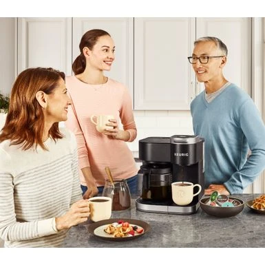 Keurig® Keurig - K-Duo 12-Cup Coffee Maker And Single Serve K-Cup Brewer - Black 4 Keurig® Keurig - K-Duo 12-Cup Coffee Maker And Single Serve K-Cup Brewer - Black - Image 4
