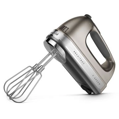 KitchenAid 7-Speed Hand Mixer With Turbo Beaters II In Contour Silver 1 KitchenAid 7-Speed Hand Mixer With Turbo Beaters II In Contour Silver