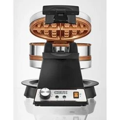 CRUX Double Rotating Belgian Waffle Maker With Nonstick Plates, Stainless Steel Housing & Browning Control -Blender Spark Deals Store ee78d6c1 1a2c 4441 a613 274b98a5af0a