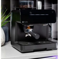 GE Profile - Semi-Automatic Espresso Machine With 15 Bars Of Pressure, Milk Frother, And Built-In Wi-Fi - Black -Blender Spark Deals Store ef4a16e8 3b7c 51ca aaf7 e4afaf3143bd