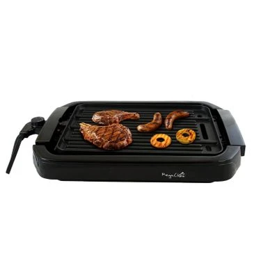 MegaChef Reversible Double Use Grill/Griddle - Black 3 MegaChef Reversible Double Use Grill/Griddle - Black - Image 3
