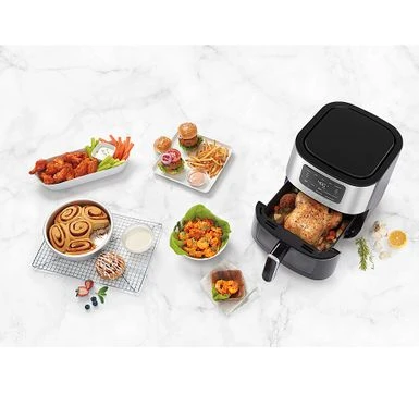Cuisinart - Basket Air Fryer - Stainless Steel And Black 1 Cuisinart - Basket Air Fryer - Stainless Steel And Black