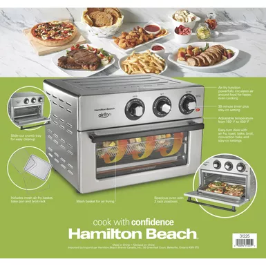 Hamilton Beach - Air Fry Countertop Oven Stainless Steel 6 Hamilton Beach - Air Fry Countertop Oven Stainless Steel - Image 6