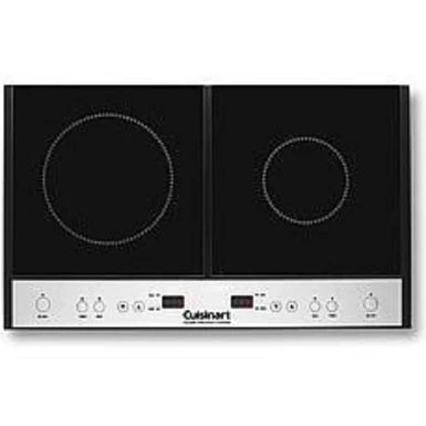 Cuisinart - Double Induction Cooktop - Black 1 Cuisinart - Double Induction Cooktop - Black
