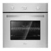 24 In. 2.3 Cu. Ft. Single Gas Wall Oven - Bake Broil Rotisserie Functions - Built-in Timer - Convection Fan In Stainless Steel - 24"