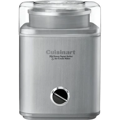 Cuisinart - Pure Indulgence 2-Quart Ice Cream And Sorbet Maker - Brushed Metal 1 Cuisinart - Pure Indulgence 2-Quart Ice Cream And Sorbet Maker - Brushed Metal
