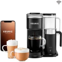 Keurig® Keurig - K-Cafe SMART Single-Serve Coffee Maker And Latte Machine With WiFi Compatibility - Black