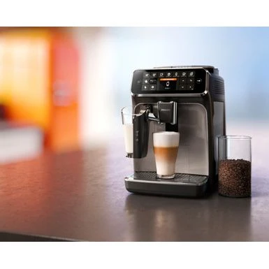 Philips 4300 Series Fully Automatic Espresso Machine With LatteGo Milk Frother, 8 Coffee Varieties - Black 6 Philips 4300 Series Fully Automatic Espresso Machine With LatteGo Milk Frother, 8 Coffee Varieties - Black - Image 6