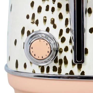 Haden Margate Poodle And Blonde 4-Slice, Wide Slot Toaster - White / Brown 4 Haden Margate Poodle And Blonde 4-Slice, Wide Slot Toaster - White / Brown - Image 4