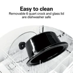 Hamilton Beach 6 Quart Programmable Defrost Slow Cooker With Temperature Probe - Silver -Blender Spark Deals Store fbf5566a ab7b 4114 947a 8930ceeda023