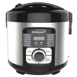 Brentwood Select 12 Function Stainless Steel Multi-Cooker In Black - 7 Quarts - Silver - 7 Quarts