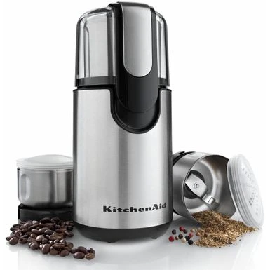 KitchenAid Blade Coffee And Spice Grinder With Separate Grinding Bowls/Blades In Onyx Black 2 KitchenAid Blade Coffee And Spice Grinder With Separate Grinding Bowls/Blades In Onyx Black - Image 2