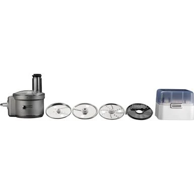 KitchenAid - KSM2FPA Food Processor Attachment Kit With Commercial Style Dicing - Plata 8 KitchenAid - KSM2FPA Food Processor Attachment Kit With Commercial Style Dicing - Plata - Image 8