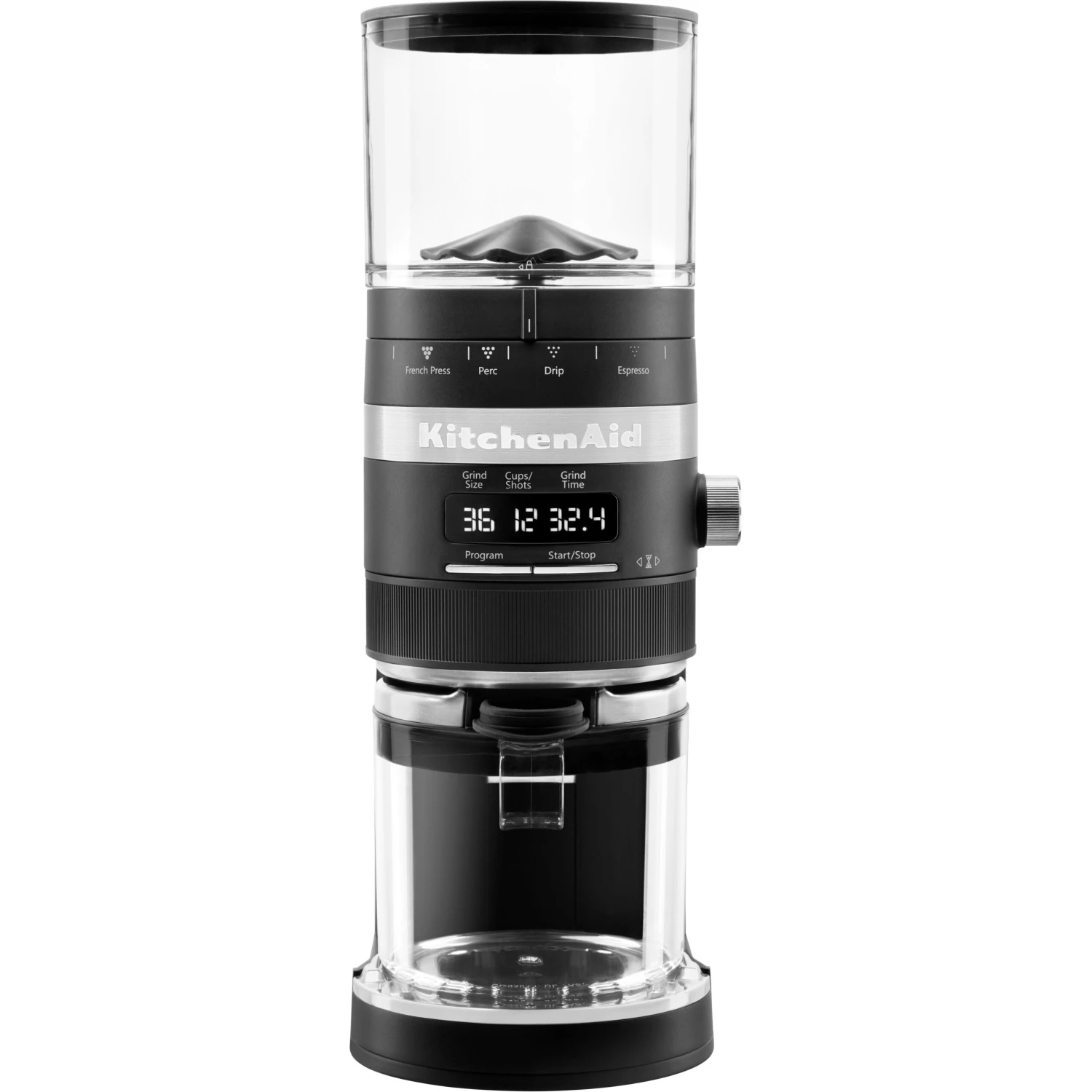 KitchenAid Burr Coffee Grinder In Black Matte 1 KitchenAid Burr Coffee Grinder In Black Matte