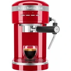 KitchenAid Semi-Automatic Espresso Machine In Empire Red -Blender Spark Deals Store kes6503er 4