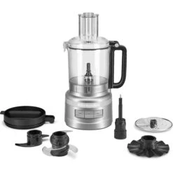 KitchenAid 9 Cup Food Processor - KFP0921 - Contour Silver -Blender Spark Deals Store kfp0921cu 1