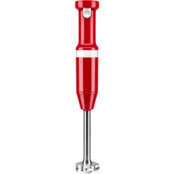 KitchenAid Cordless Variable-Speed Immersion Blender In Empire Red With Whisk And Blending Jar -Blender Spark Deals Store khbbv53er 3