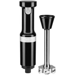 KitchenAid Cordless Variable-Speed Immersion Blender In Onyx Black With Whisk And Blending Jar -Blender Spark Deals Store khbbv53ob 4
