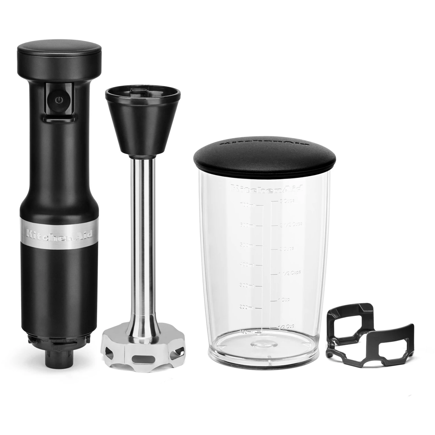 KitchenAid Corded Variable-Speed Immersion Blender In Black Matte With Blending Jar 2 KitchenAid Corded Variable-Speed Immersion Blender In Black Matte With Blending Jar - Image 2