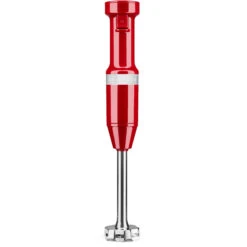 KitchenAid Corded Variable-Speed Immersion Blender In Empire Red With Blending Jar