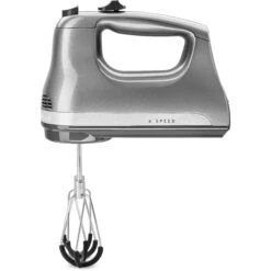KitchenAid - 6 Speed Hand Mixer With Flex Edge Beaters - KHM6118 - Contour Silver -Blender Spark Deals Store khm6118cu 2