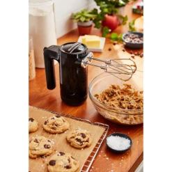 KitchenAid Cordless 7-Speed Hand Mixer With Turbo Beaters II In Onyx Black -Blender Spark Deals Store khmb732ob 1