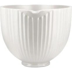 KitchenAid 5-Qt. Ceramic Bowl For Tilt-Head Stand Mixers, Classic Columns -Blender Spark Deals Store ksm2cb5pcc 2