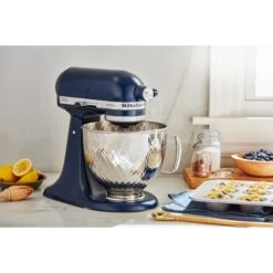 KitchenAid 5-Quart Tilt-Head Quilted Stainless Steel Bowl -Blender Spark Deals Store ksm5ssbqb lifestyle1