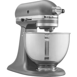 KitchenAid Deluxe 4.5-Quart Tilt-Head Stand Mixer In Silver -Blender Spark Deals Store ksm97sl 2