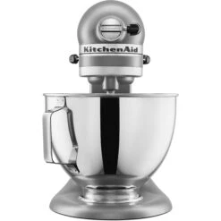 KitchenAid Deluxe 4.5-Quart Tilt-Head Stand Mixer In Silver -Blender Spark Deals Store ksm97sl 4